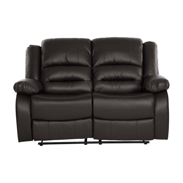 Jarita Double Reclining Loveseat in Brown - Furniture 4 Less Outlet (Salinas,CA)