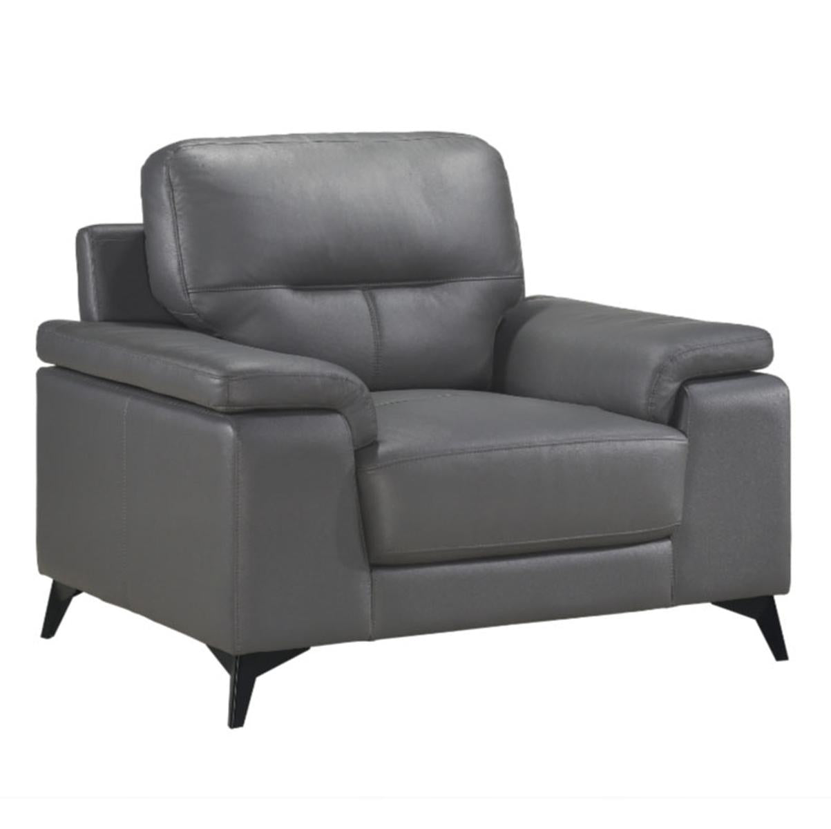 Mischa Chair in Dark Gray 9514DGY-1 - Furniture 4 Less Outlet (Salinas,CA)