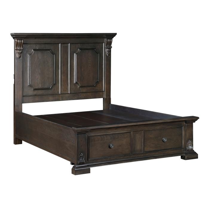 Cornwall (3) California King Platform Bed with Footboard Storage - Furniture 4 Less Outlet (Salinas,CA)