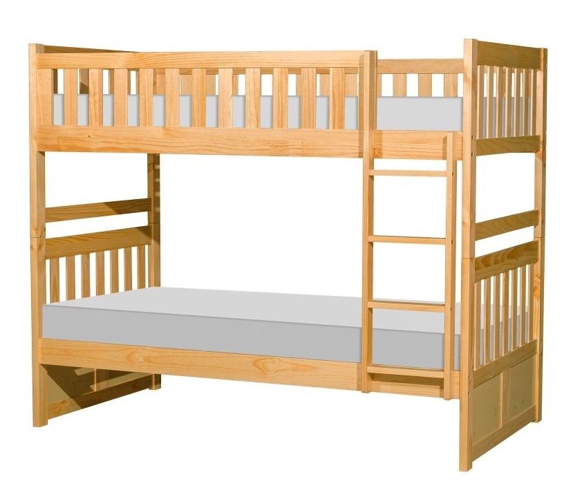 Bartly Twin/Twin Bunk Bed in Natural B2043-1 - Furniture 4 Less Outlet (Salinas,CA)