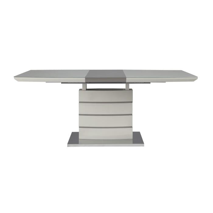 Glissand Dining Table in White & Gray 5599-71 - Furniture 4 Less Outlet (Salinas,CA)