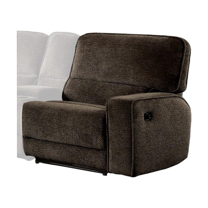 Shreveport Right Side Reclining Chair in Brown 8238-RR - Furniture 4 Less Outlet (Salinas,CA)
