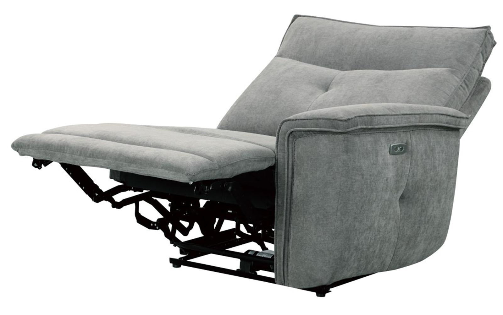 Tesoro Power Right Side Reclining Chair in Dark Gray 9509DG-RRPWH - Furniture 4 Less Outlet (Salinas,CA)