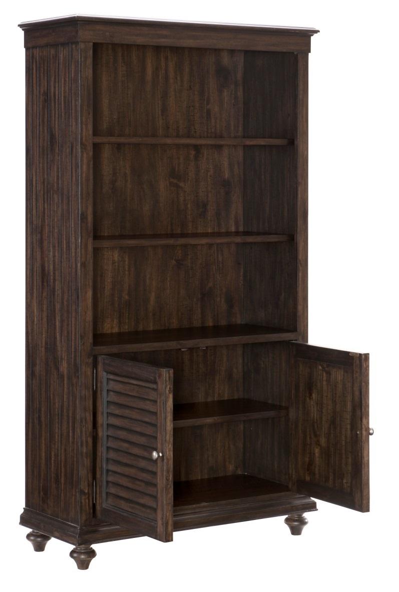 Cardano Bookcase in Charcoal 1689-18 - Furniture 4 Less Outlet (Salinas,CA)