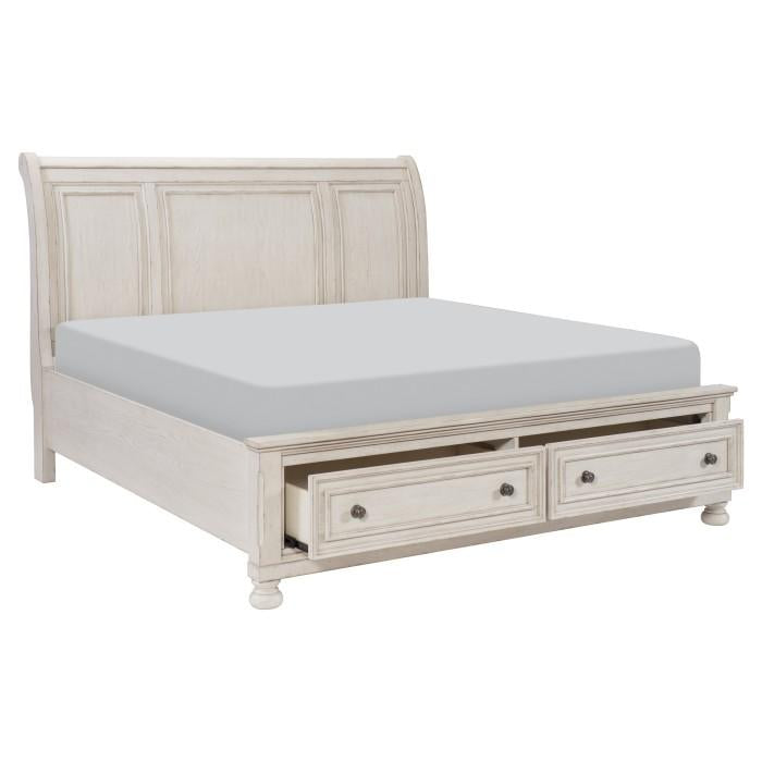Bethel (3) Queen Platform Bed with Footboard Storage - Furniture 4 Less Outlet (Salinas,CA)