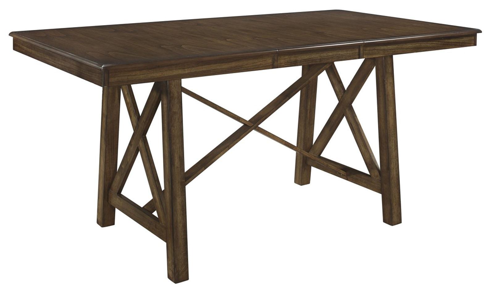 Levittown Counter Height Table in Brown 5757-36 - Furniture 4 Less Outlet (Salinas,CA)