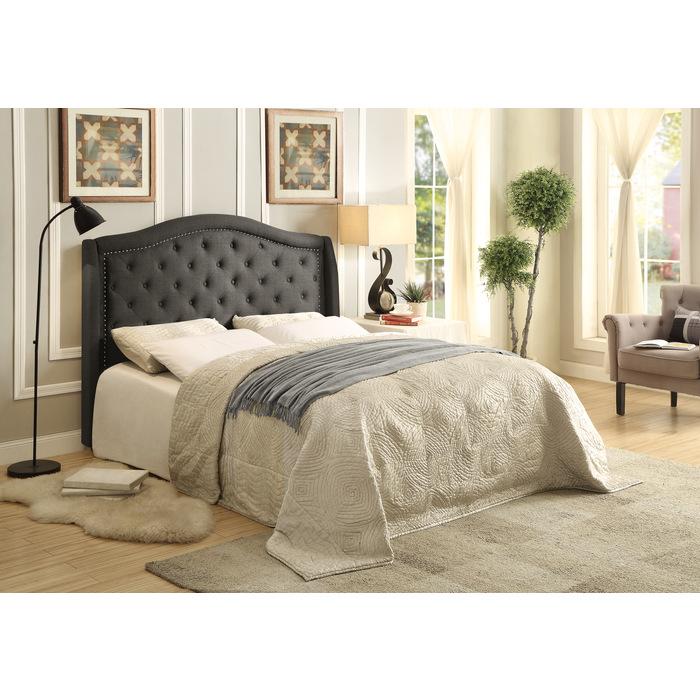 Bryndle (1/3)Full Headboard,Buton-Tufted&Nailhead - Furniture 4 Less Outlet (Salinas,CA)