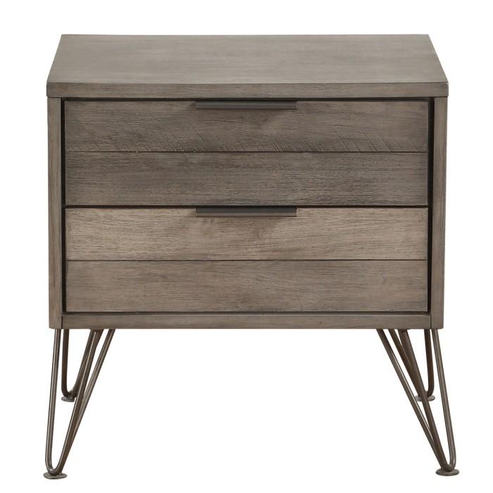 Urbanite Nightstand in Tri-tone Gray 1604-4 - Furniture 4 Less Outlet (Salinas,CA)