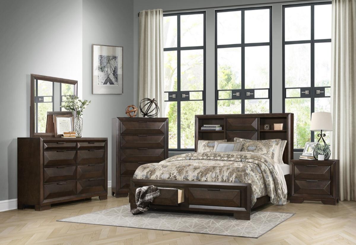 Chesky Nightstand in Warm Espresso 1753-4 - Furniture 4 Less Outlet (Salinas,CA)