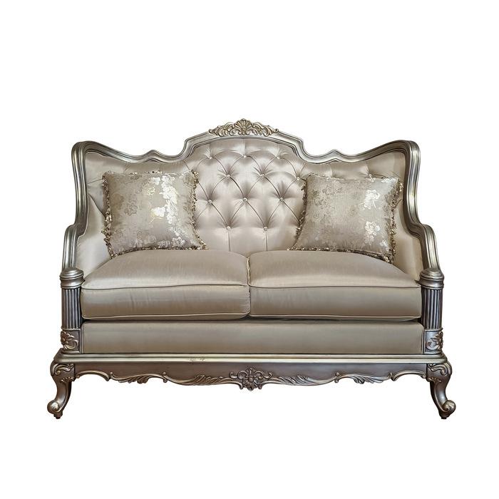 Florentina Loveseat in Taupe 8412-2 - Furniture 4 Less Outlet (Salinas,CA)