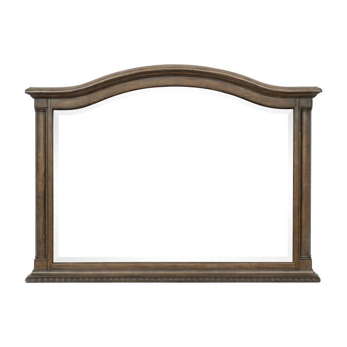Rachelle Mirror in Weathered Pecan 1693-6 - Furniture 4 Less Outlet (Salinas,CA)