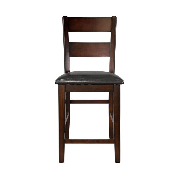 Mantello Counter Height Chair in Cherry (Set of 2) - Furniture 4 Less Outlet (Salinas,CA)