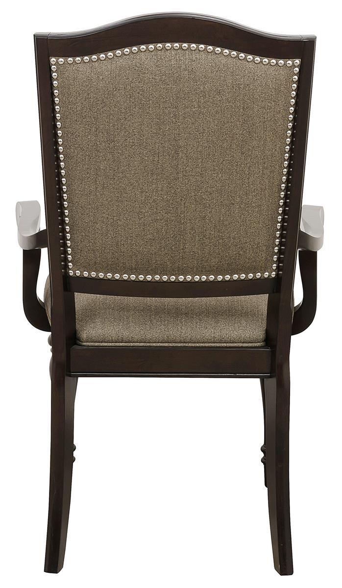 Marston Arm Chair in Dark Cherry (Set of 2) 2615DCA - Furniture 4 Less Outlet (Salinas,CA)