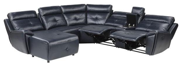 Avenue Right Side Reclining Chair in Navy 9469NVB-RR - Furniture 4 Less Outlet (Salinas,CA)