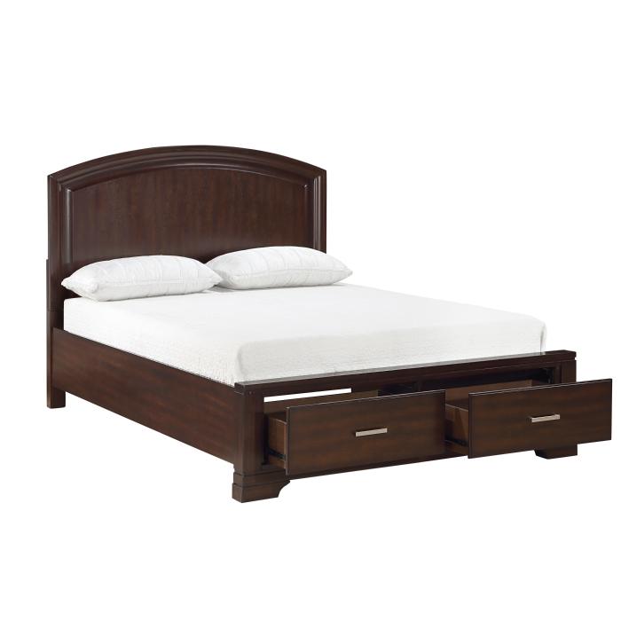 1520CHK-1CK-Bedroom (3) California King Platform Bed with Footboard Storage - Furniture 4 Less Outlet (Salinas,CA)
