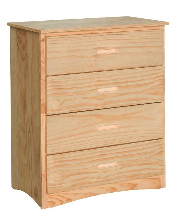 Bartly 4 Drawer Chest in Natural B2043-9 - Furniture 4 Less Outlet (Salinas,CA)