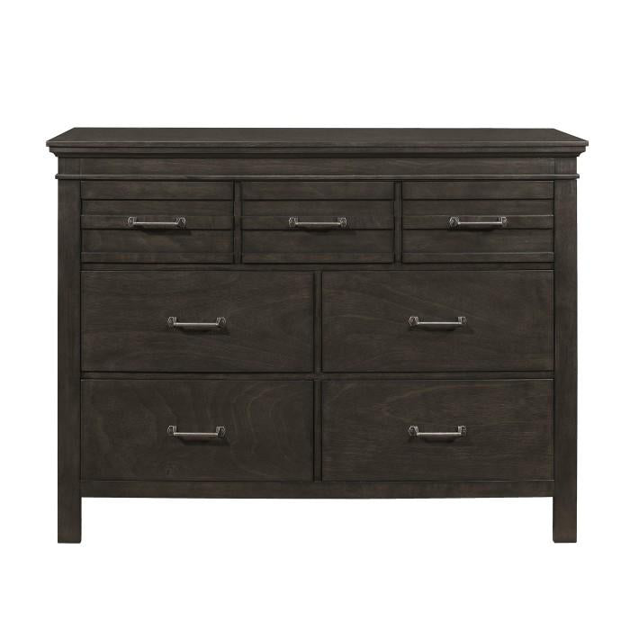Blaire Farm Dresser in Saddle Brown Wood 1675-5 - Furniture 4 Less Outlet (Salinas,CA)