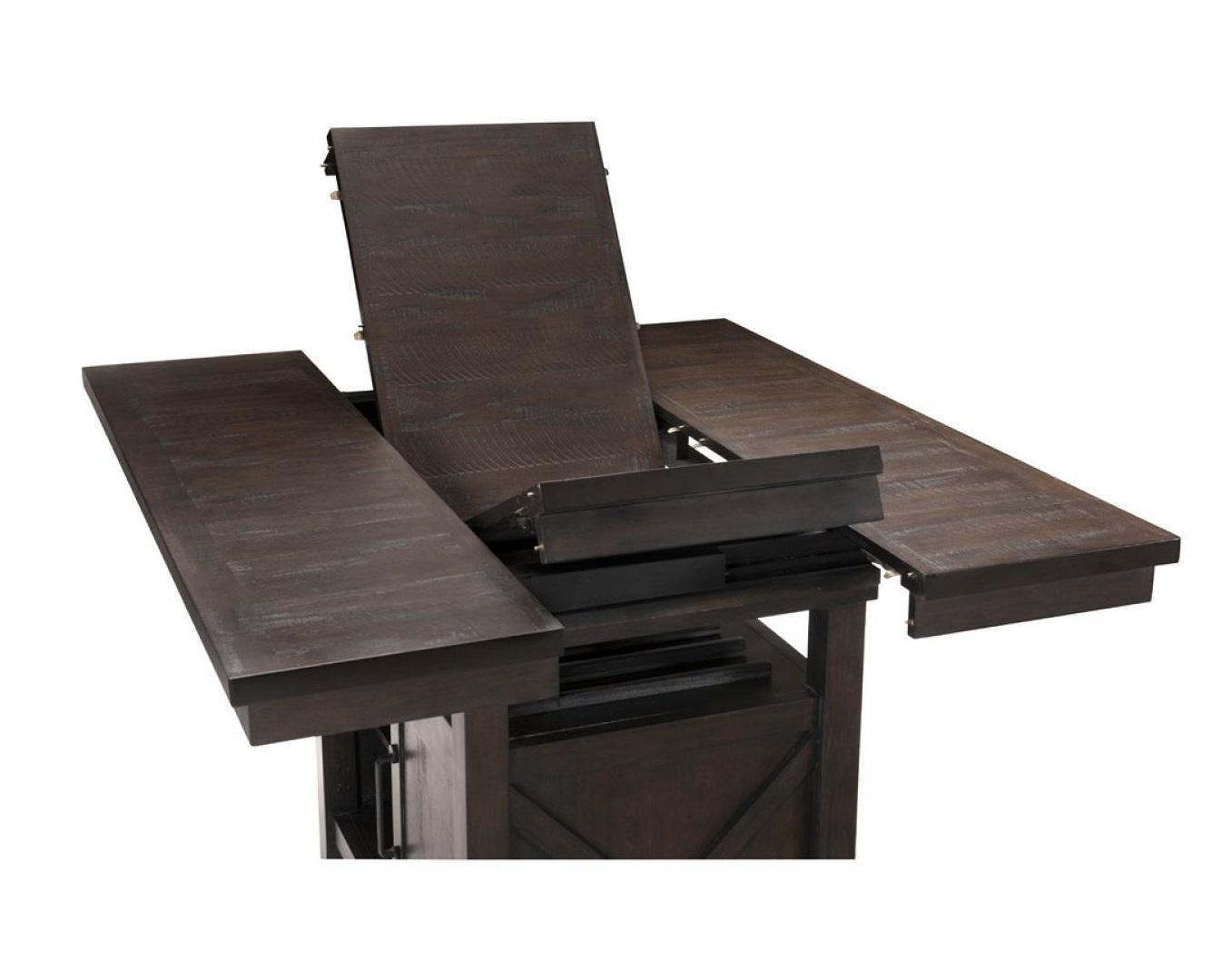 Oxton Counter Height Table in Dark Cherry 5655-36 - Furniture 4 Less Outlet (Salinas,CA)