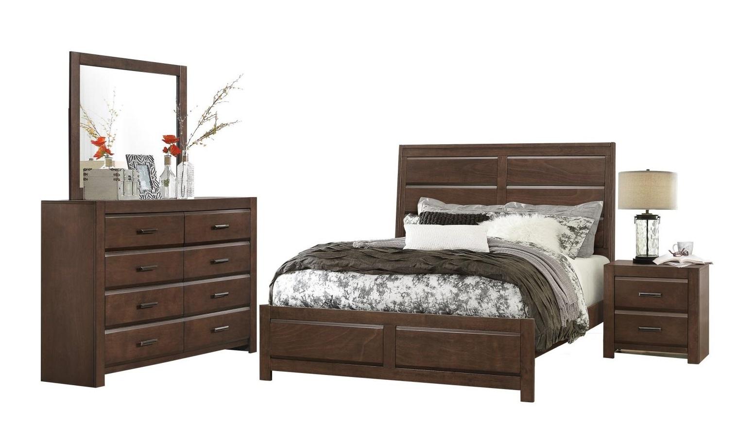 Erwan 8 Drawer Dresser in Dark Walnut 1961-5 - Furniture 4 Less Outlet (Salinas,CA)
