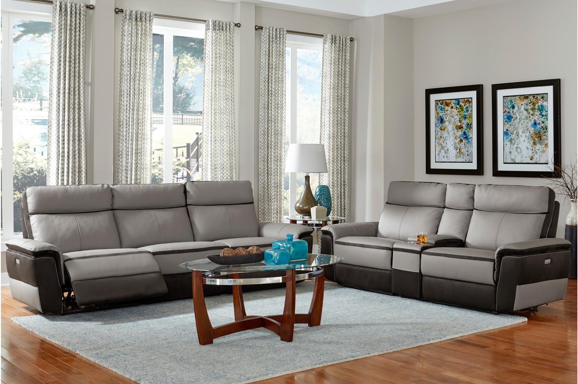 Laertes Left Side Chaise in Taupe Gray 8318-5L - Furniture 4 Less Outlet (Salinas,CA)