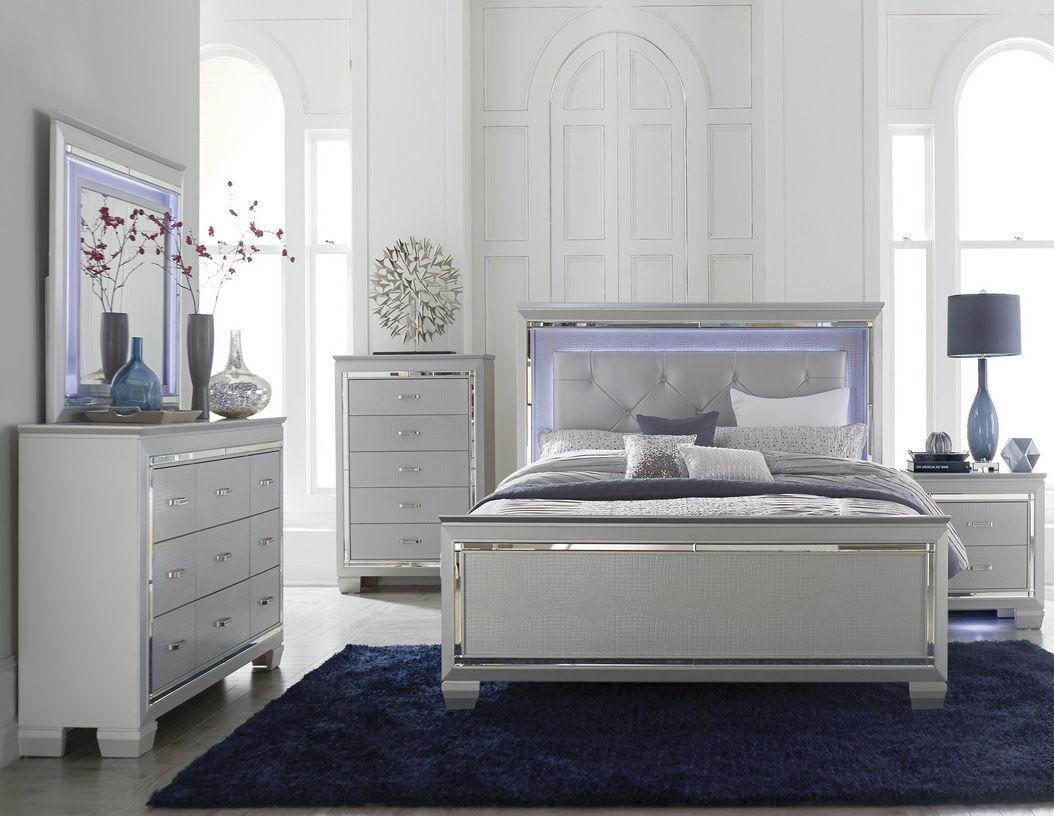 Allura Mirror in Silver 1916-6 - Furniture 4 Less Outlet (Salinas,CA)