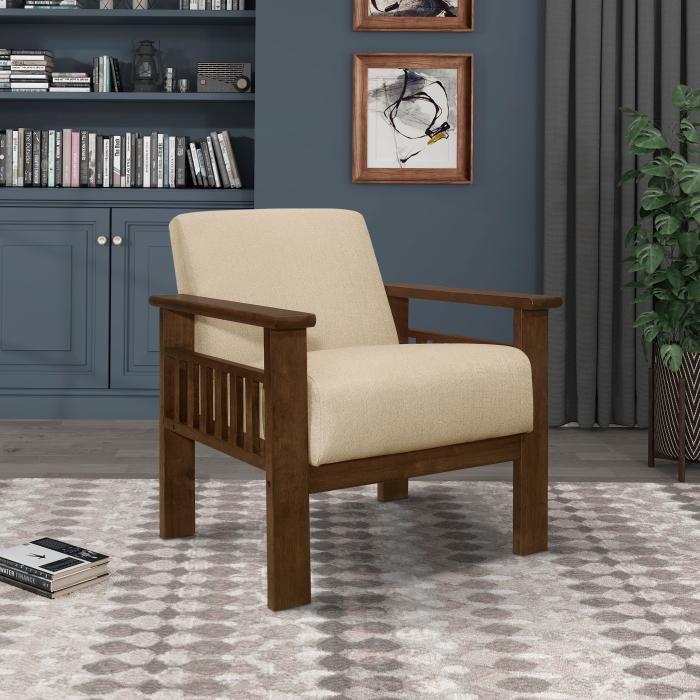 Helena Accent Chair with Storage Arms - Furniture 4 Less Outlet (Salinas,CA)