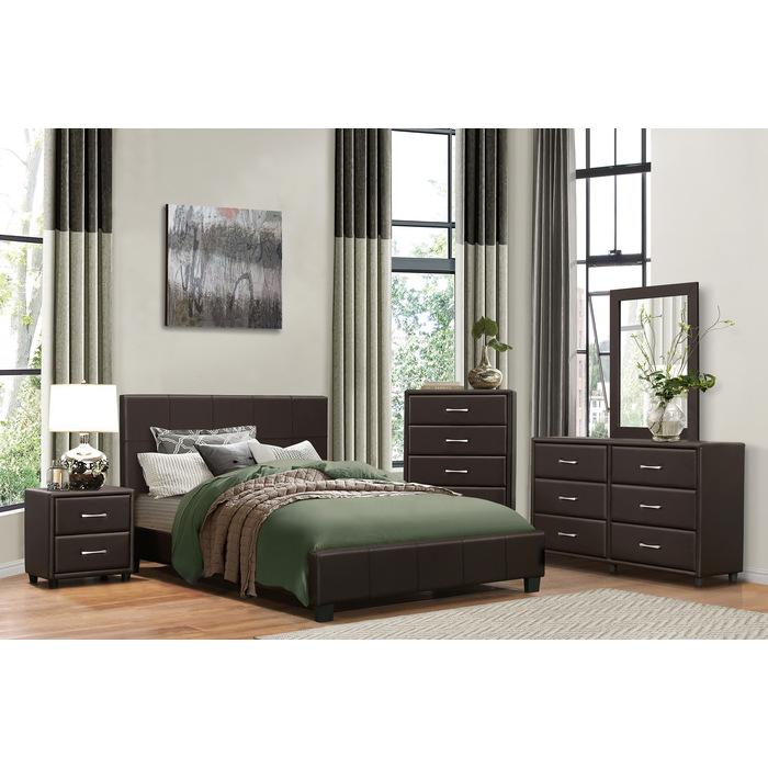 Lorenzi (2)Eastern King Platform Bed - Furniture 4 Less Outlet (Salinas,CA)