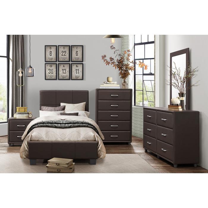 Lorenzi (2) Twin Platform Bed - Furniture 4 Less Outlet (Salinas,CA)