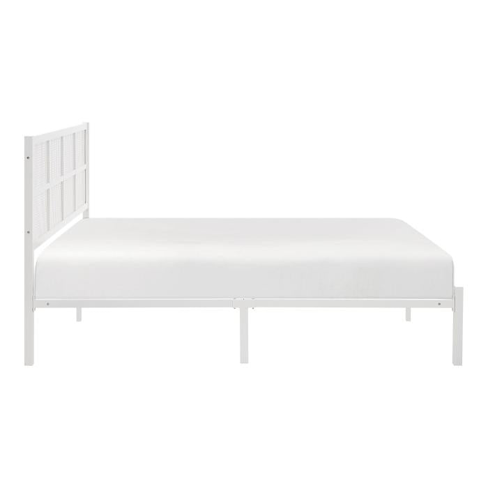 1635WH-1-Bedroom Queen Platform Bed - Furniture 4 Less Outlet (Salinas,CA)