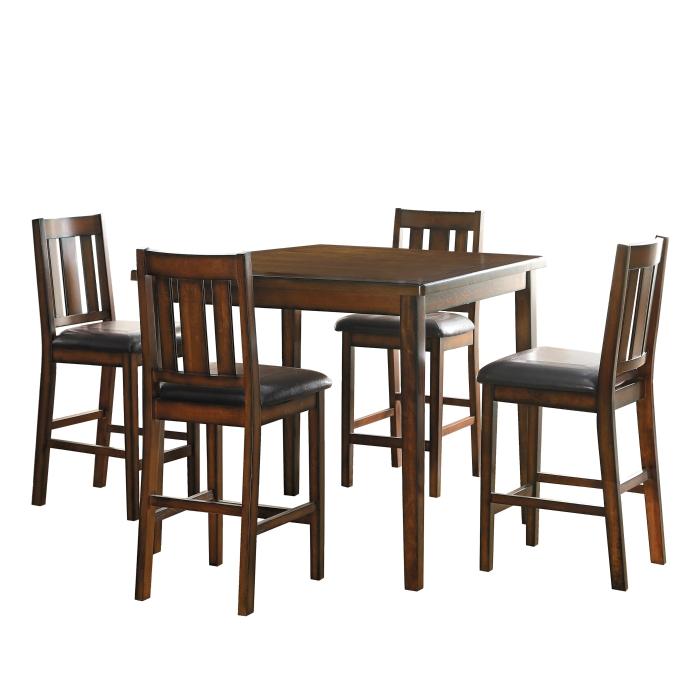 5511-36 - 5-Piece Pack Counter Height Set - Furniture 4 Less Outlet (Salinas,CA)