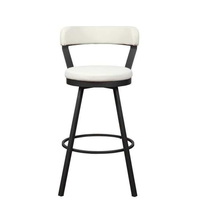5566-29WT - Swivel Pub Height Chair, White image