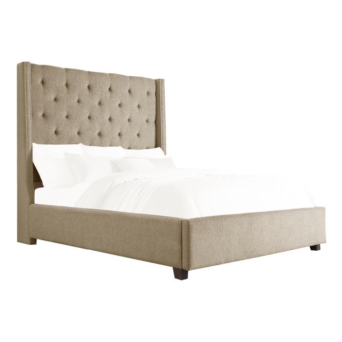 5877BR-1 - (2)Queen Platform Bed - Furniture 4 Less Outlet (Salinas,CA)