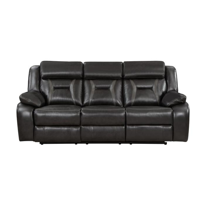 8229NDG-3PW - Power Double Reclining Sofa - Furniture 4 Less Outlet (Salinas,CA)