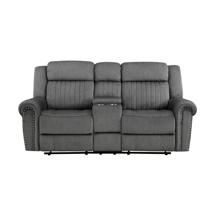 9204CC-2 - Double Reclining Love Seat with Center Console - Furniture 4 Less Outlet (Salinas,CA)