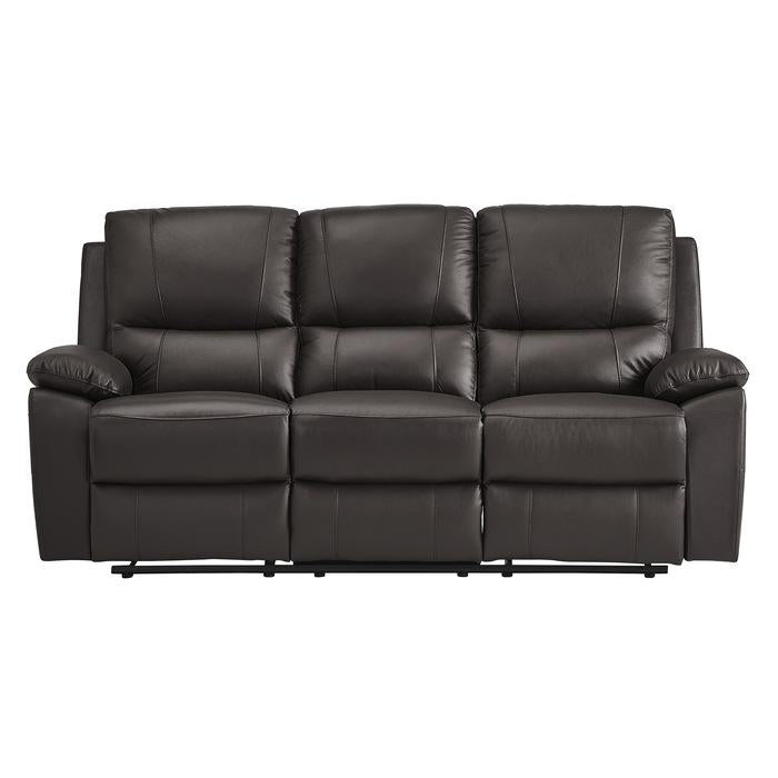 9368BRW-3 - Double Reclining Sofa - Furniture 4 Less Outlet (Salinas,CA)