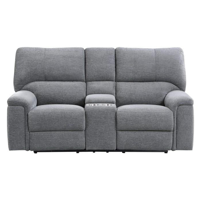 9413CC-2PWH - Power Double Reclining Love Seat with Center Console and Power Headrests - Furniture 4 Less Outlet (Salinas,CA)