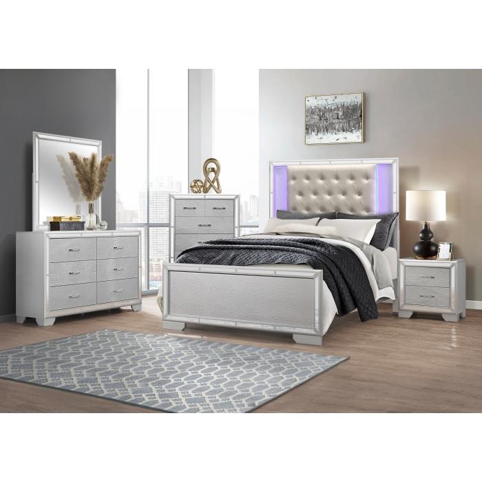 Aveline (3) California King Bed - Furniture 4 Less Outlet (Salinas,CA)