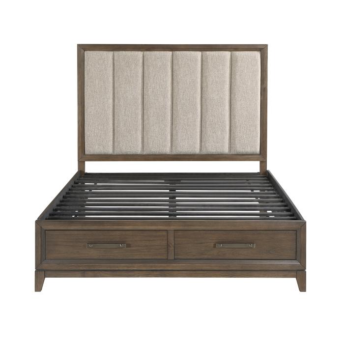 Cambridge (3) Queen Platform Bed with Footboard Storage - Furniture 4 Less Outlet (Salinas,CA)