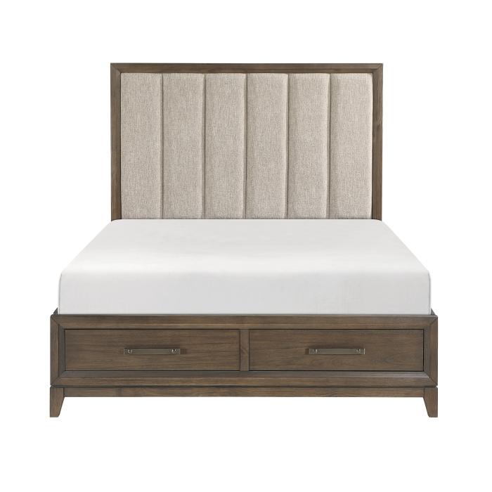 Cambridge (3) Queen Platform Bed with Footboard Storage - Furniture 4 Less Outlet (Salinas,CA)