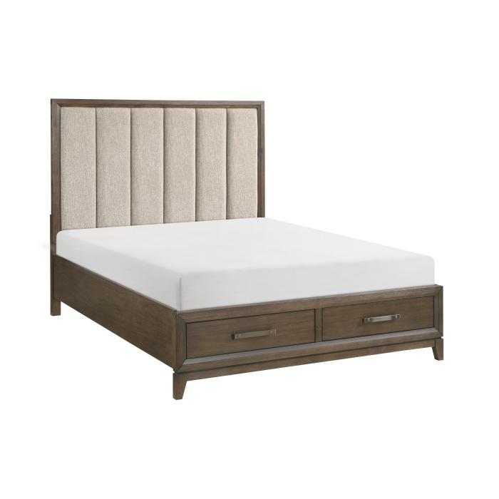 Cambridge (3) California King Platform Bed with Footboard Storage - Furniture 4 Less Outlet (Salinas,CA)