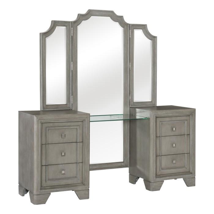 Colchester (2) Vanity Dresser with Mirror - Furniture 4 Less Outlet (Salinas,CA)
