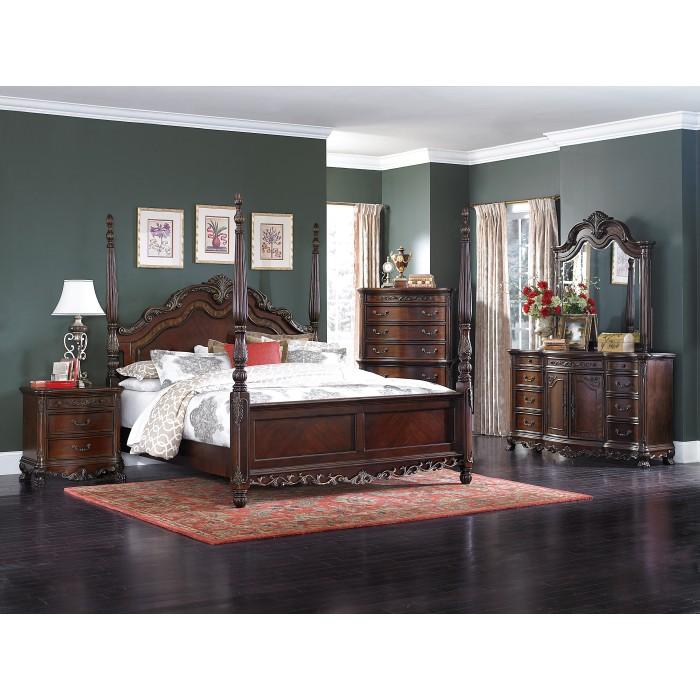 Frazier Park (4)Eastern King Poster Bed - Furniture 4 Less Outlet (Salinas,CA)