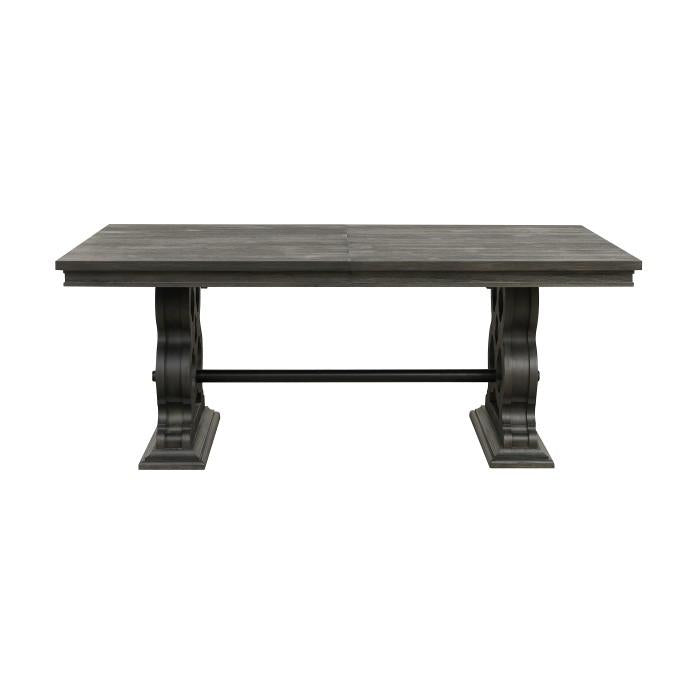 Arasina Dining Table in Dark Pewter 5559N-96 - Furniture 4 Less Outlet (Salinas,CA)