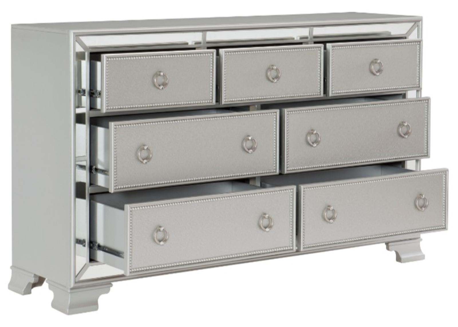 Avondale Dresser in Silver 1646-5 - Furniture 4 Less Outlet (Salinas,CA)
