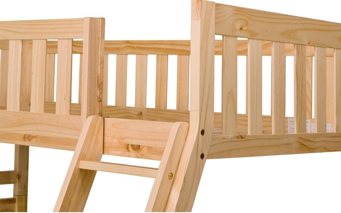 Bartly Twin/Full Bunk Bed in Natural B2043TF-1 - Furniture 4 Less Outlet (Salinas,CA)