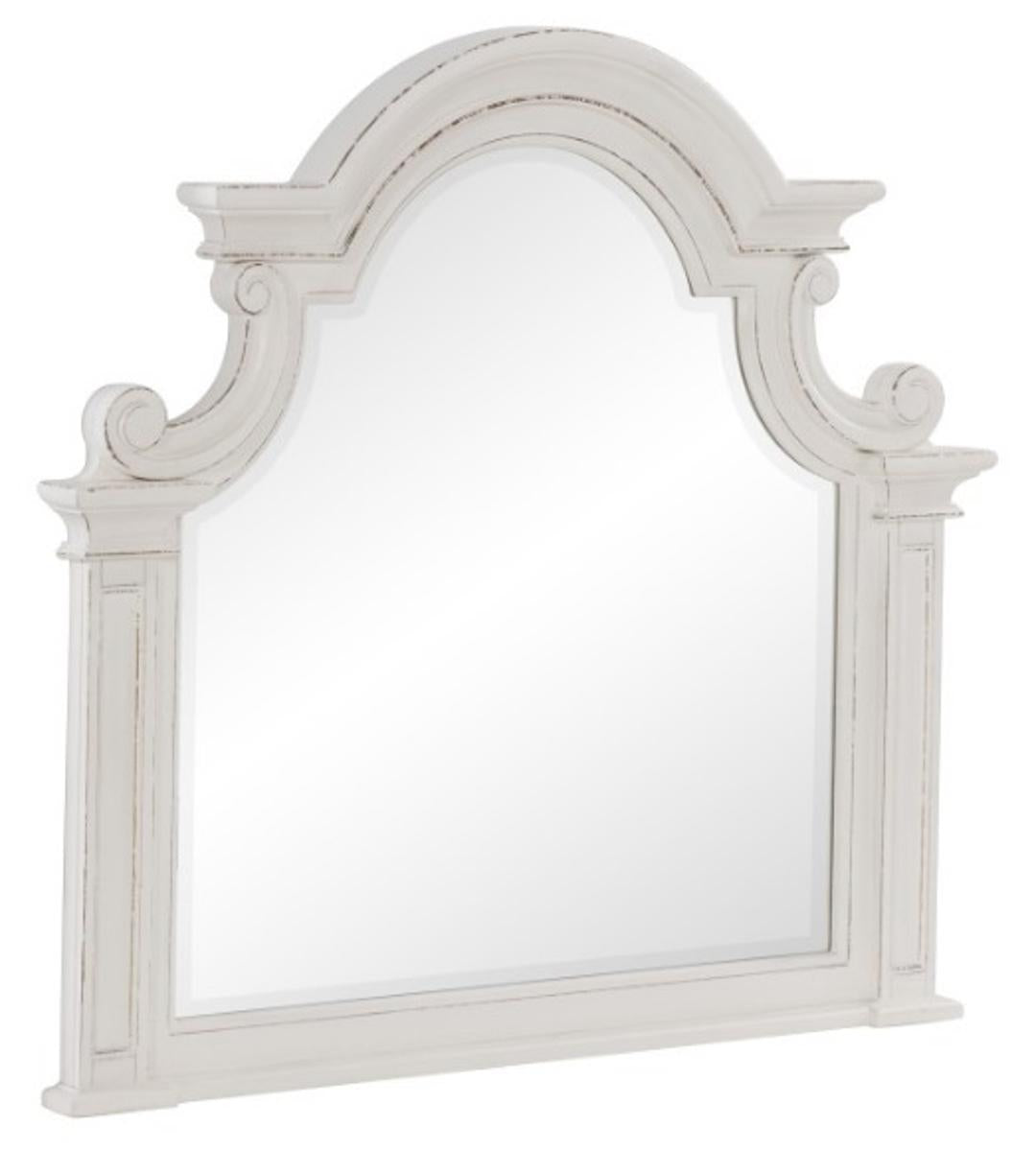Baylesford Mirror in Antique White 1624W-6 - Furniture 4 Less Outlet (Salinas,CA)