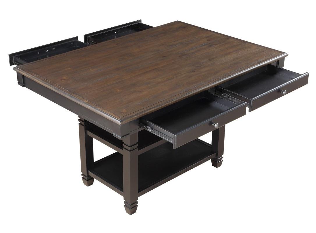 Baywater Counter Height Table in Natural and Black 5705BK-36 - Furniture 4 Less Outlet (Salinas,CA)