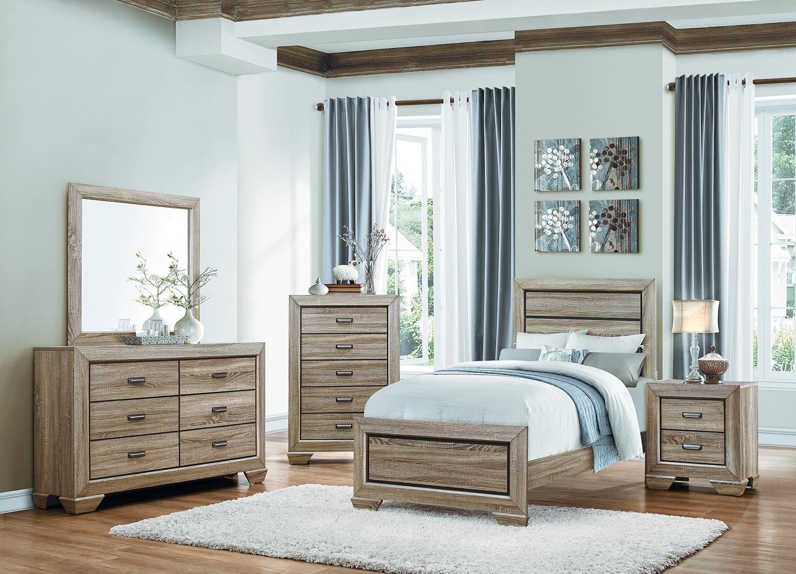 Beechnut Twin Bed in Natural 1904T-1 - Furniture 4 Less Outlet (Salinas,CA)