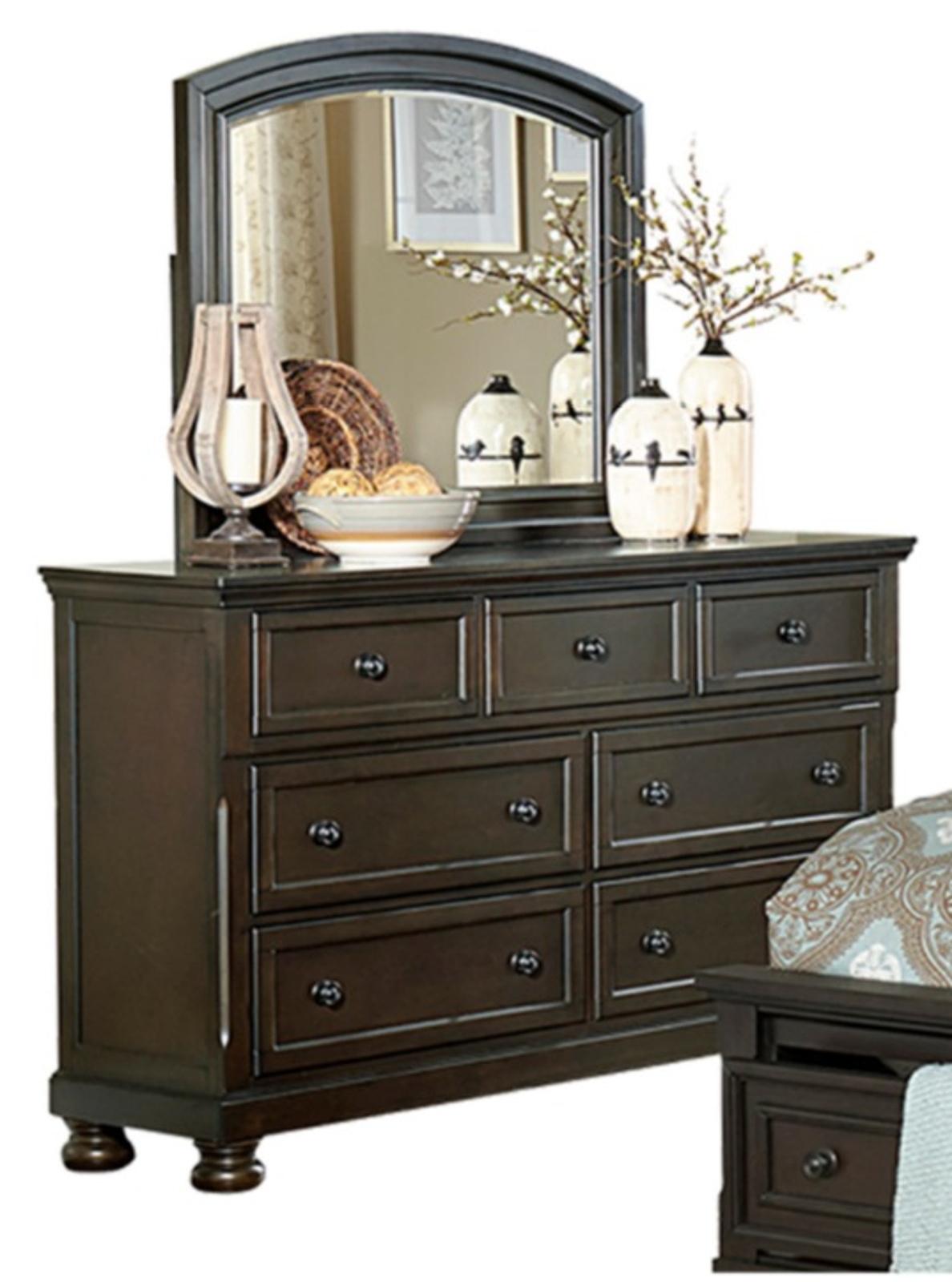 Begonia Mirror in Gray 1718GY-6 - Furniture 4 Less Outlet (Salinas,CA)