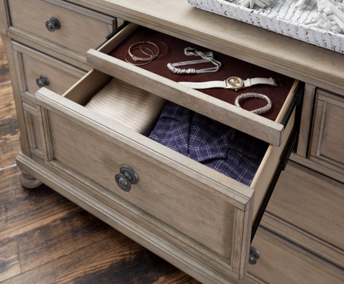 Bethel Dresser in Gray 2259GY-5 - Furniture 4 Less Outlet (Salinas,CA)